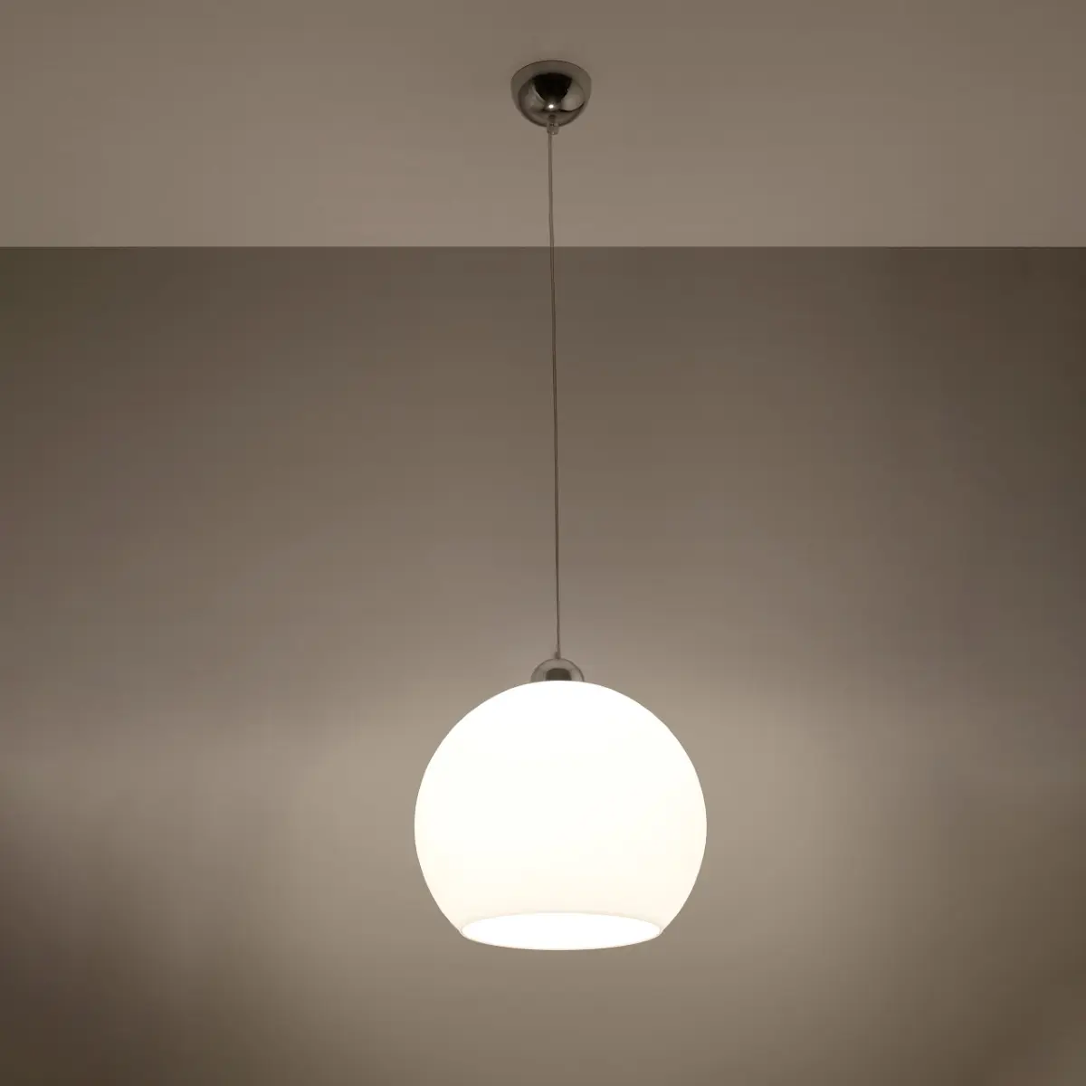 Lampa wisząca BALL biała SL.0256 - Sollux Lighting - obrazek 4