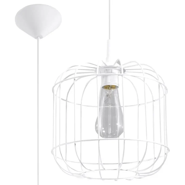 Lampa wisząca CELTA biała SL.0295 - Sollux Lighting