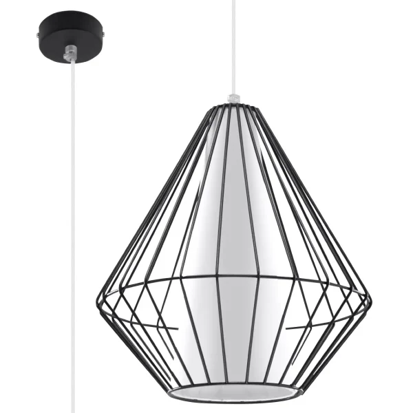 Lampa wisząca DEMI czarna SL.0298 - Sollux Lighting