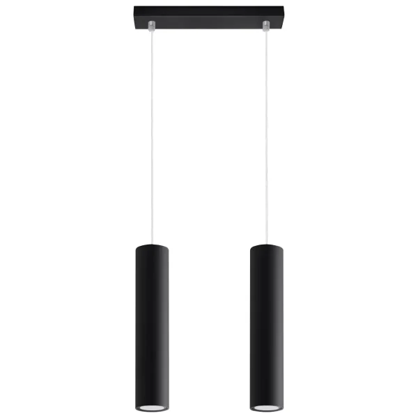 Lampa wisząca LAGOS 2 czarny SL.0328 - Sollux Lighting