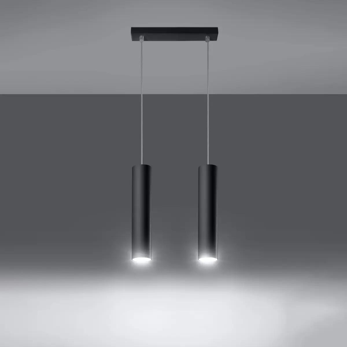 Lampa wisząca LAGOS 2 czarny SL.0328 - Sollux Lighting - obrazek 4