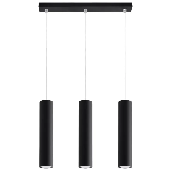 Lampa wisząca LAGOS 3L czarny SL.0329 - Sollux Lighting