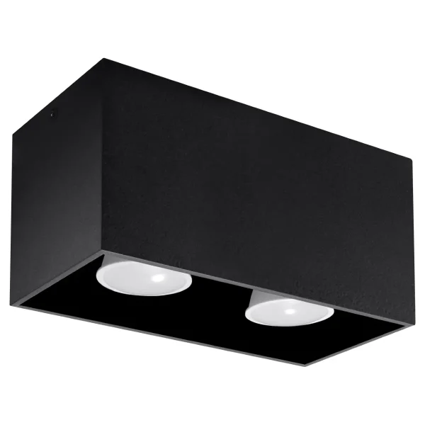 Plafon QUAD MAXI czarny SL.0381 - Sollux Lighting