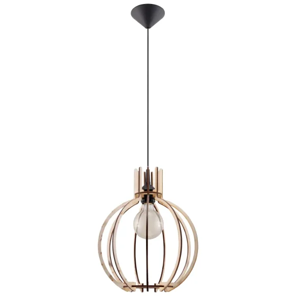 Lampa wisząca ARANCIA naturalne drewno SL.0391 - Sollux Lighting