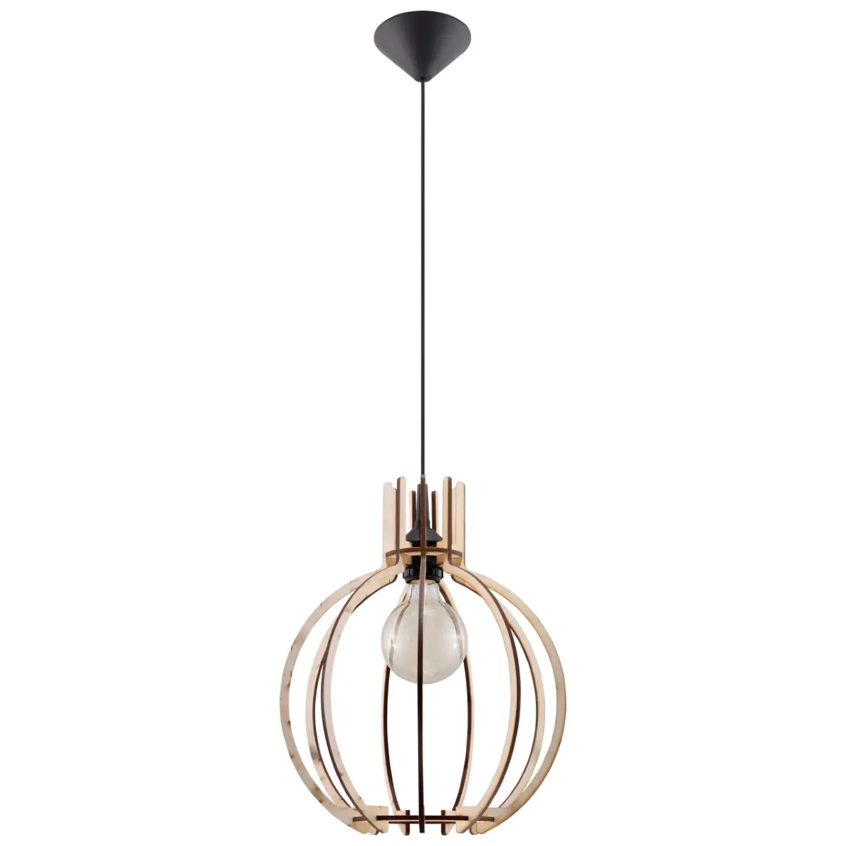 Lampa wisząca ARANCIA naturalne drewno SL.0391 - Sollux Lighting