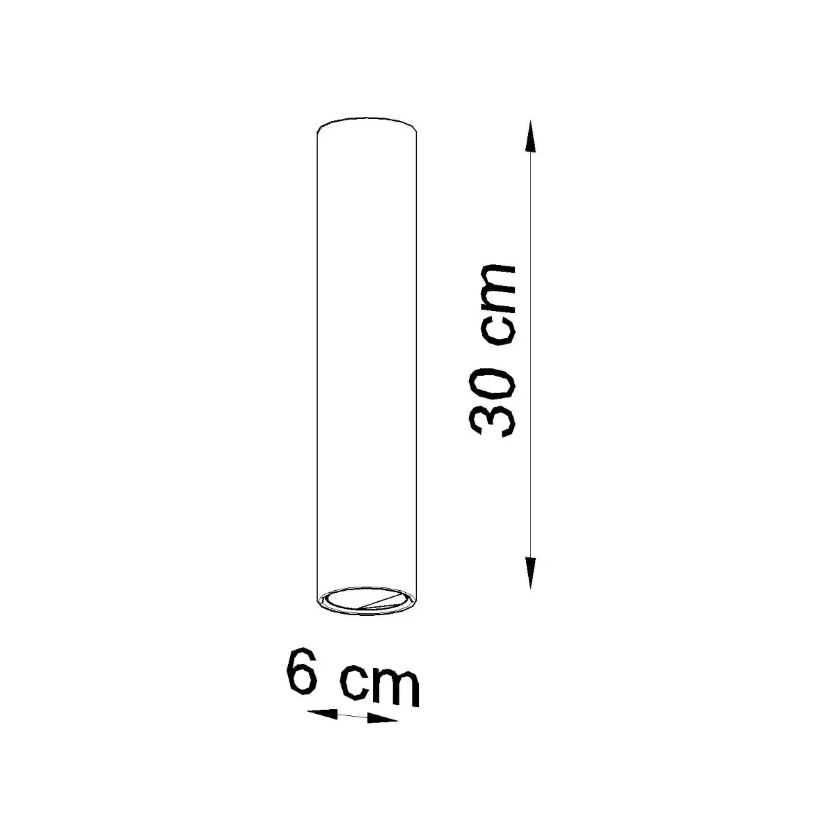 Plafon LAGOS 30 czarny SL.0436 - Sollux Lighting - obrazek 5
