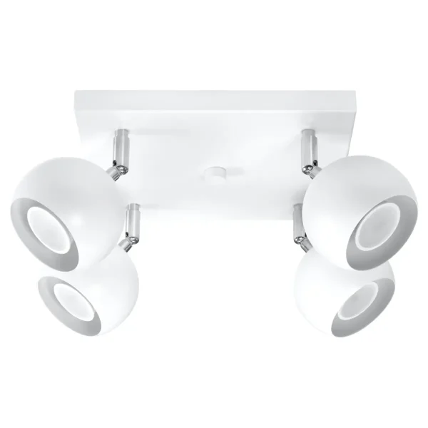 Plafon OCULARE 4 biały SL.0440 - Sollux Lighting
