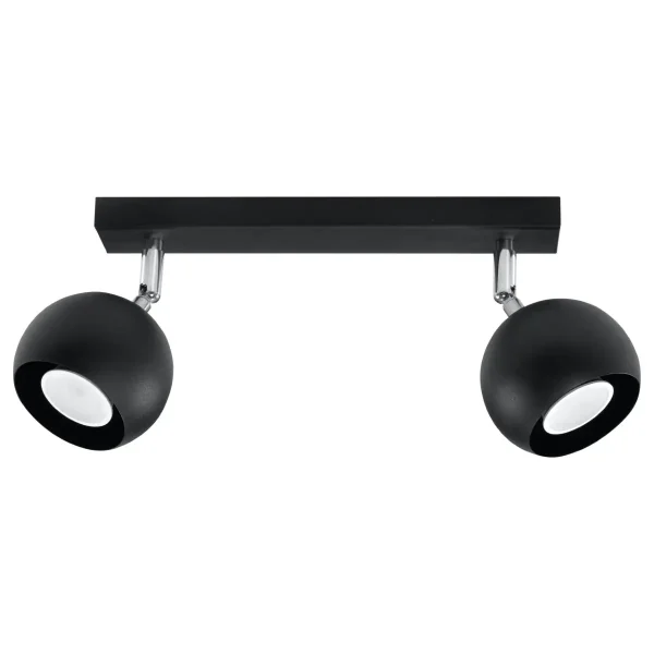 Plafon OCULARE 2 czarny SL.0444 - Sollux Lighting