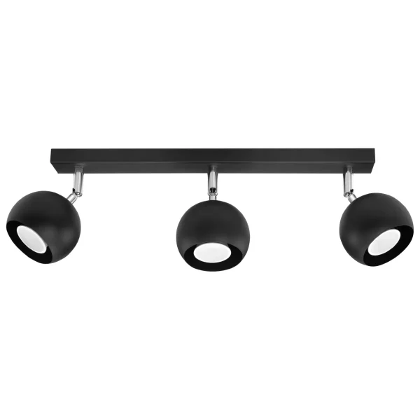 Plafon OCULARE 3 czarny SL.0445 - Sollux Lighting