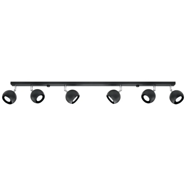Plafon OCULARE 6L czarny SL.0448 - Sollux Lighting