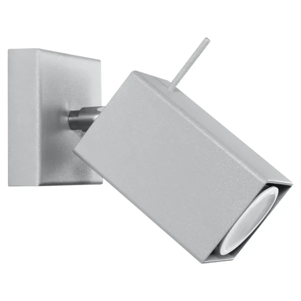 Kinkiet MERIDA 1 szary SL.0455 - Sollux Lighting