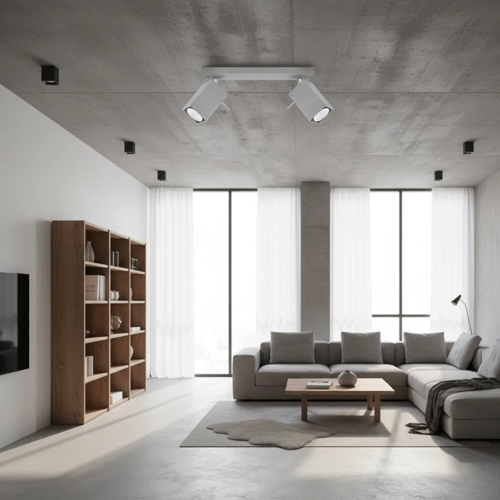 Plafon MERIDA 2 szary SL.0456 - Sollux Lighting - obrazek 2