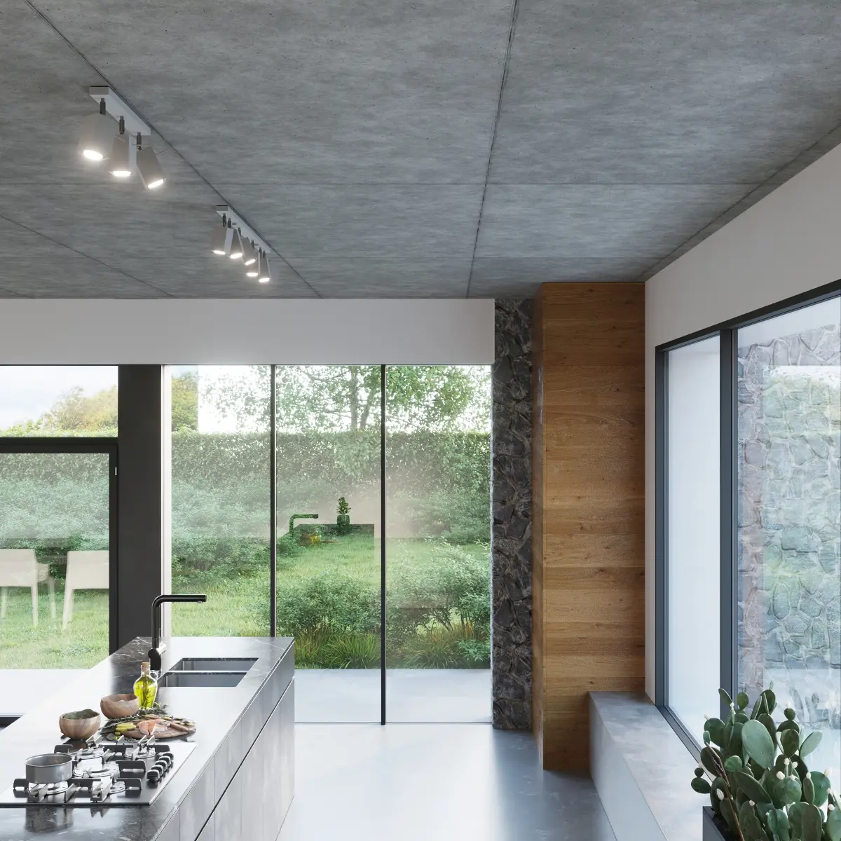 Plafon MERIDA 2 szary SL.0456 - Sollux Lighting - obrazek 8