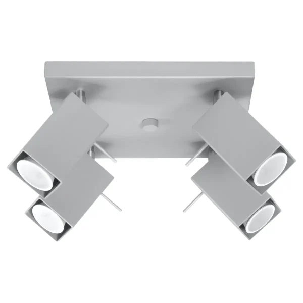 Plafon MERIDA 4 szary SL.0458 - Sollux Lighting