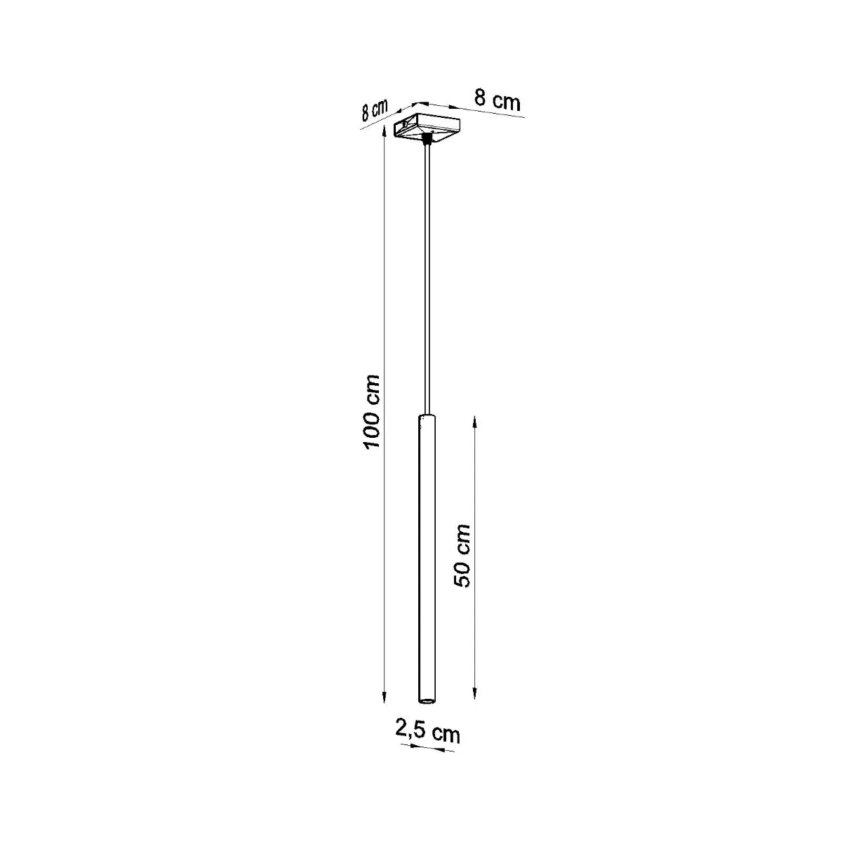Lampa wisząca PASTELO 1 biała SL.0465 - Sollux Lighting - obrazek 5