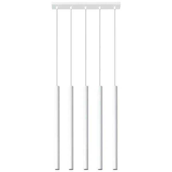 Lampa wisząca PASTELO 5 biała SL.0468 - Sollux Lighting