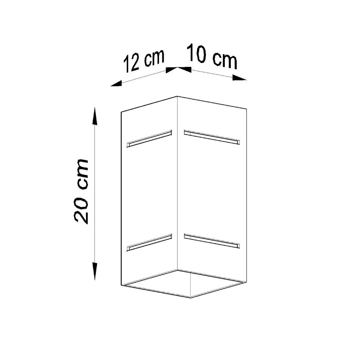 Kinkiet BLOCCO szary SL.0479 - Sollux Lighting - obrazek 6