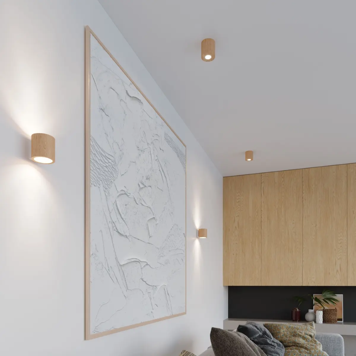 Plafon ORBIS naturalne drewno SL.0492 - Sollux Lighting - obrazek 9