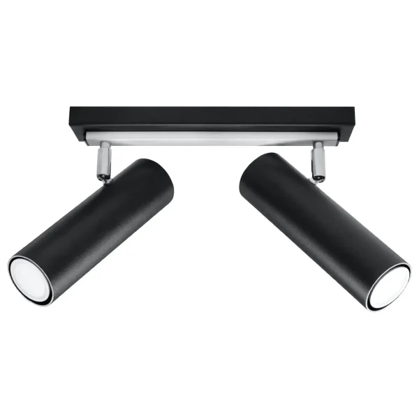 Plafon DIREZIONE 2 czarny SL.0500 - Sollux Lighting