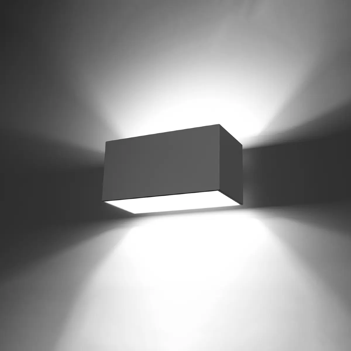 Kinkiet QUAD MAXI szary SL.0526 - Sollux Lighting - obrazek 4