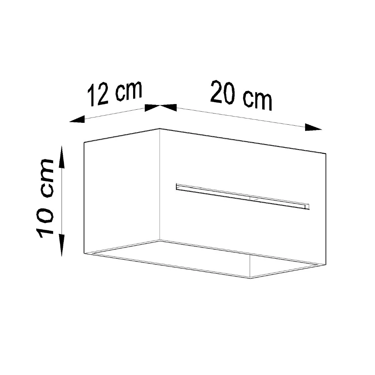 Kinkiet LOBO MAXI czarny SL.0530 - Sollux Lighting - obrazek 6