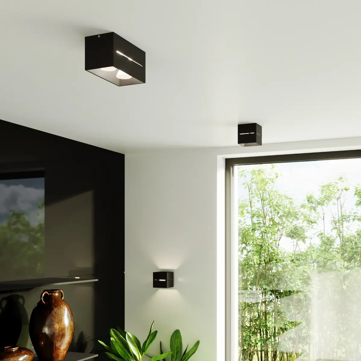 Kinkiet LOBO MAXI czarny SL.0530 - Sollux Lighting - obrazek 10