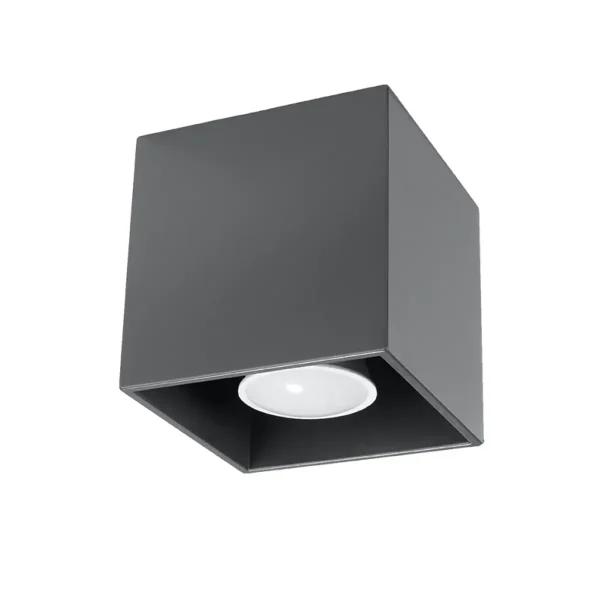 Plafon QUAD 1 antracyt SL.0567 - Sollux Lighting