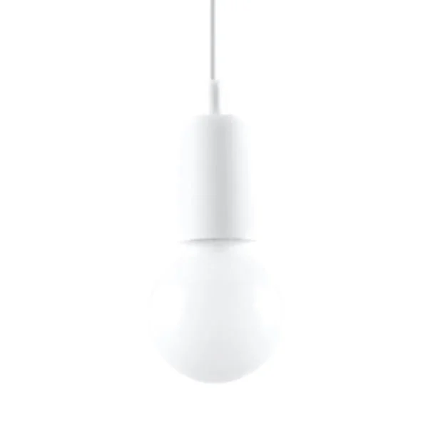 Lampa wisząca DIEGO 1 biała SL.0569 - Sollux Lighting