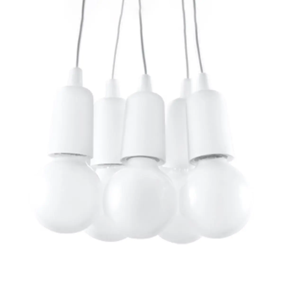 Lampa wisząca DIEGO 5 biała SL.0571 - Sollux Lighting