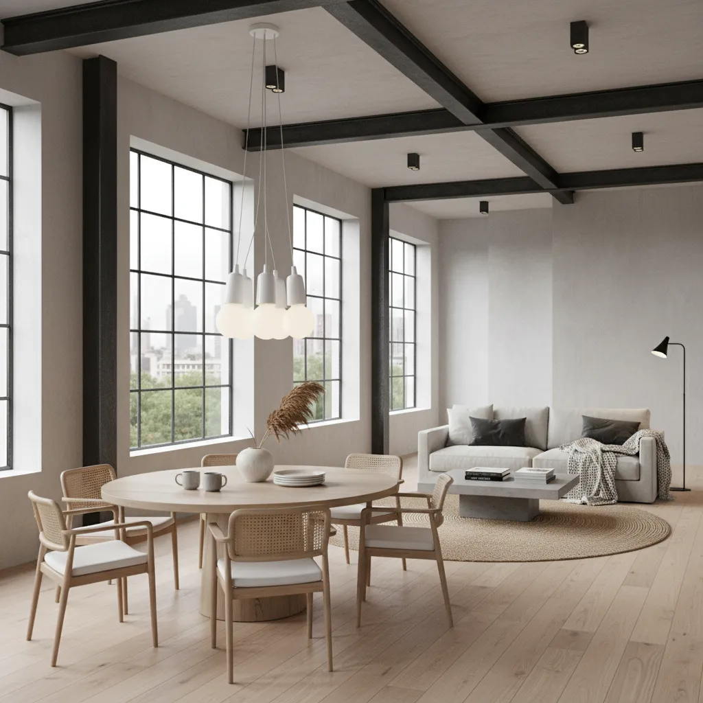 Lampa wisząca DIEGO 5 biała SL.0571 - Sollux Lighting - obrazek 2