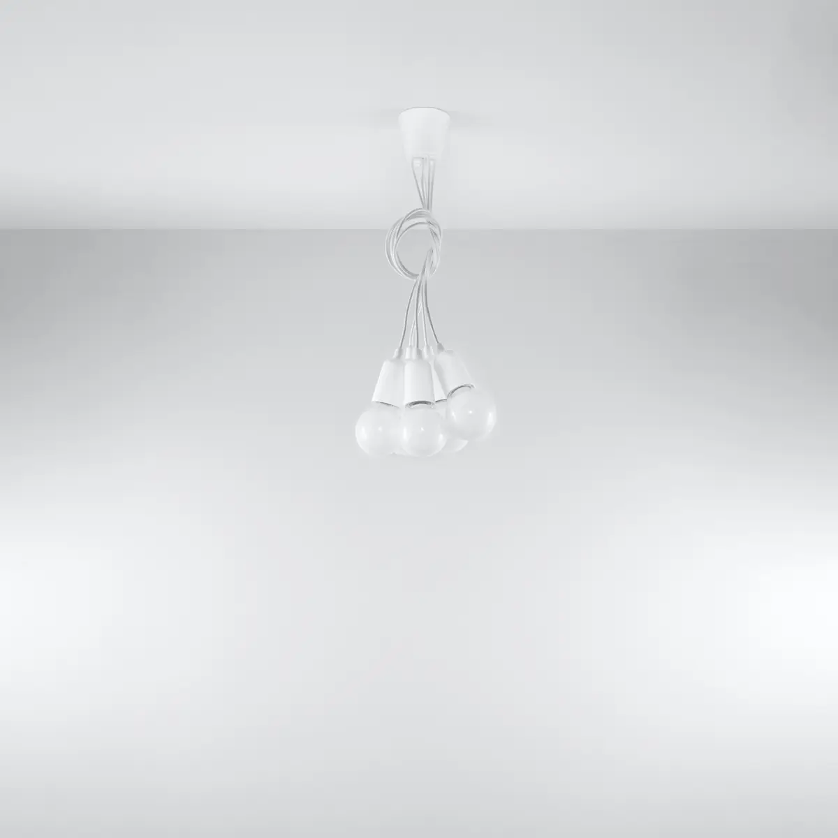 Lampa wisząca DIEGO 5 biała SL.0571 - Sollux Lighting - obrazek 6