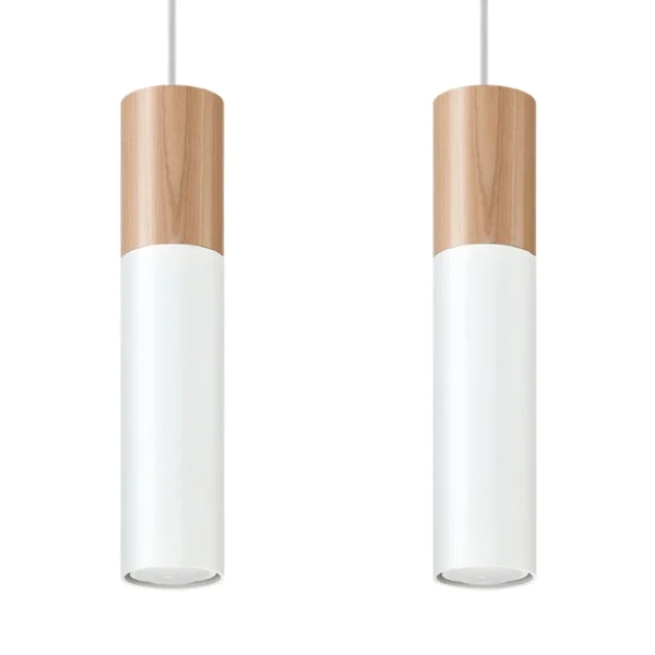 Lampa wisząca PABLO 2 biała SL.0629 - Sollux Lighting