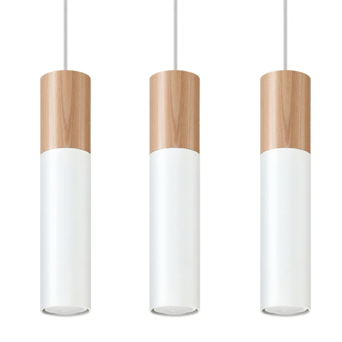 Lampa wisząca PABLO 3L biała SL.0630 - Sollux Lighting