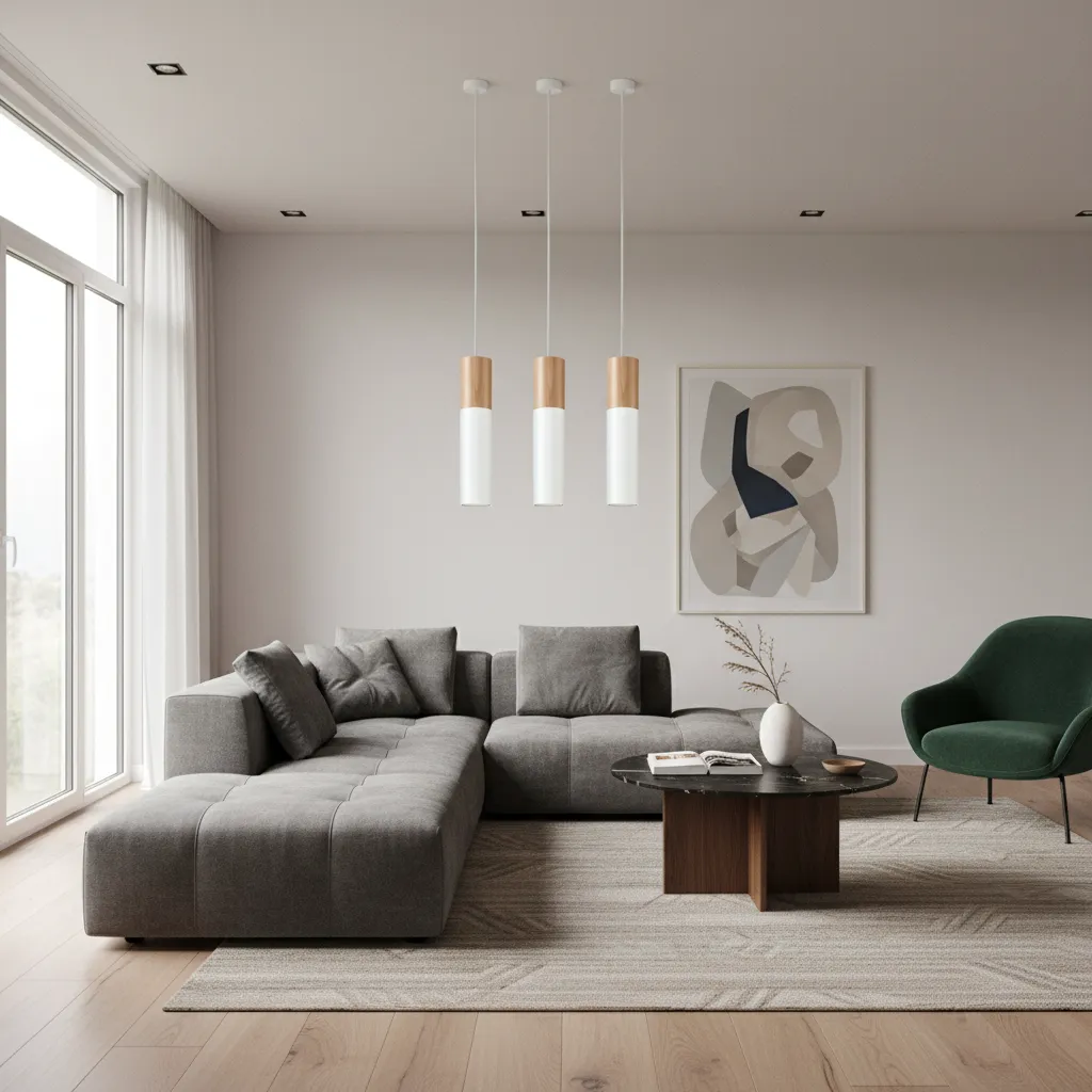 Lampa wisząca PABLO 3L biała SL.0630 - Sollux Lighting - obrazek 2