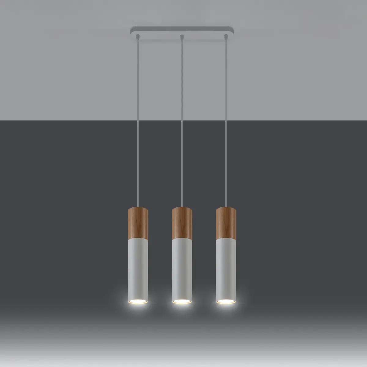 Lampa wisząca PABLO 3L biała SL.0630 - Sollux Lighting - obrazek 4