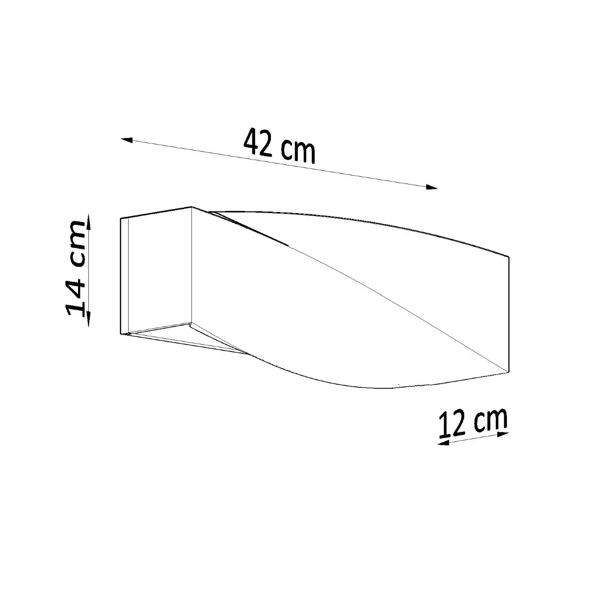 Kinkiet SIGMA beton SL.0644 - Sollux Lighting - obrazek 5