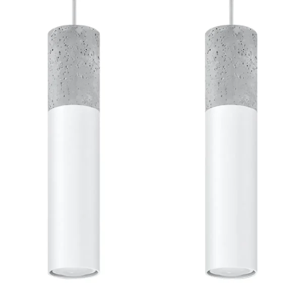 Lampa wisząca BORGIO 2 biały SL.0648 - Sollux Lighting
