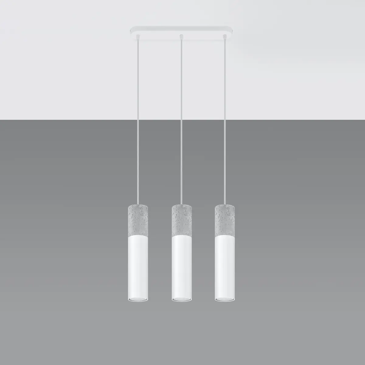 Lampa wisząca BORGIO 3L biały SL.0649 - Sollux Lighting - obrazek 3