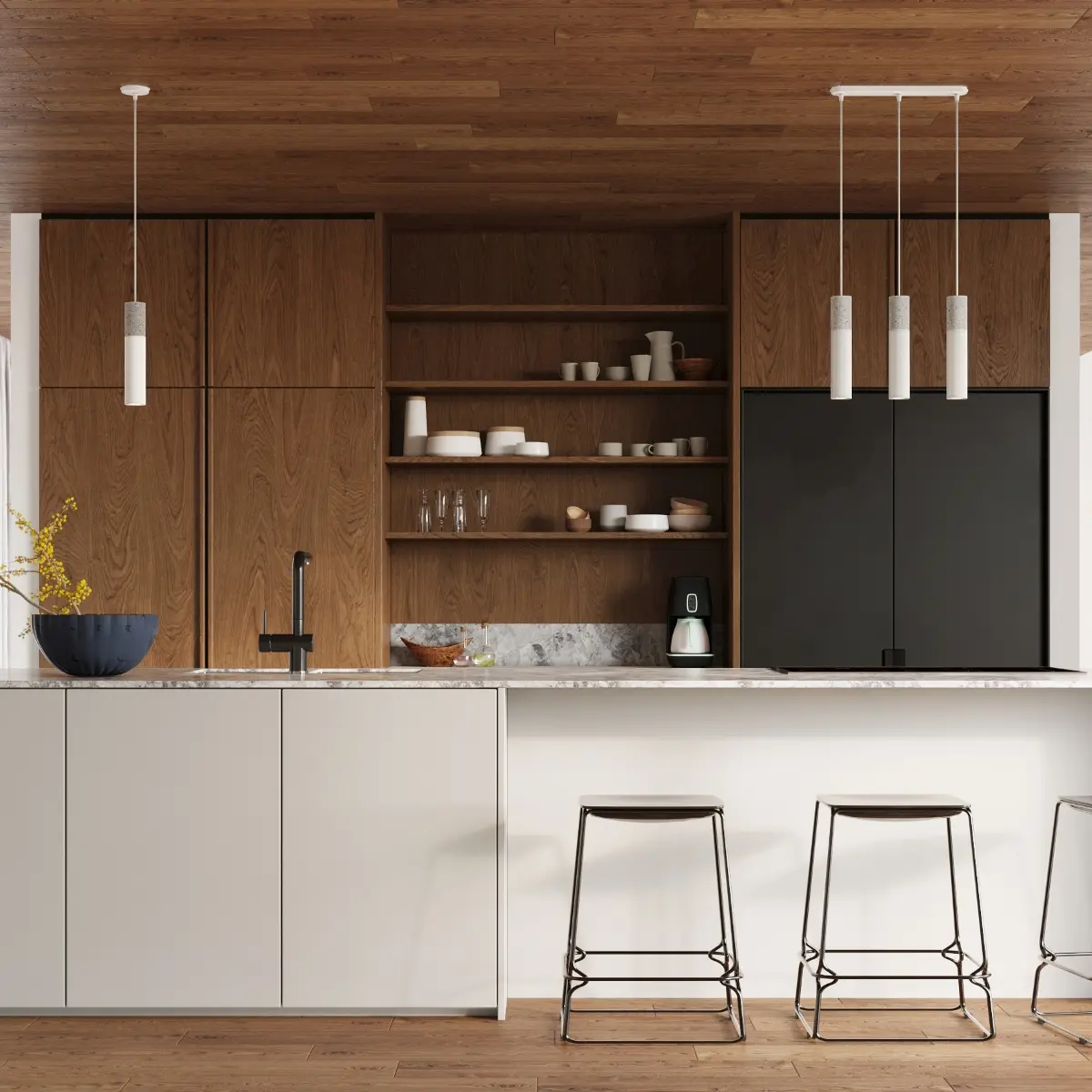 Lampa wisząca BORGIO 3L biały SL.0649 - Sollux Lighting - obrazek 7