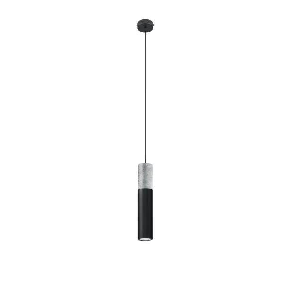 Lampa wisząca BORGIO 1 czarny SL.0650 - Sollux Lighting