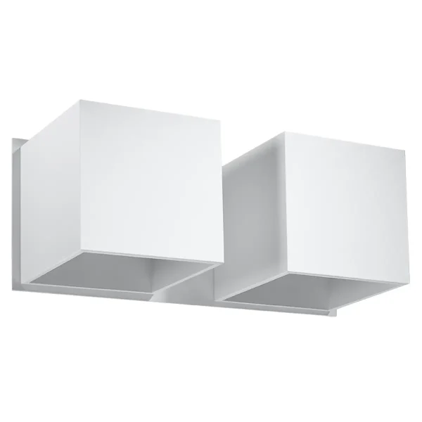 Kinkiet QUAD 2 biały SL.0656 - Sollux Lighting