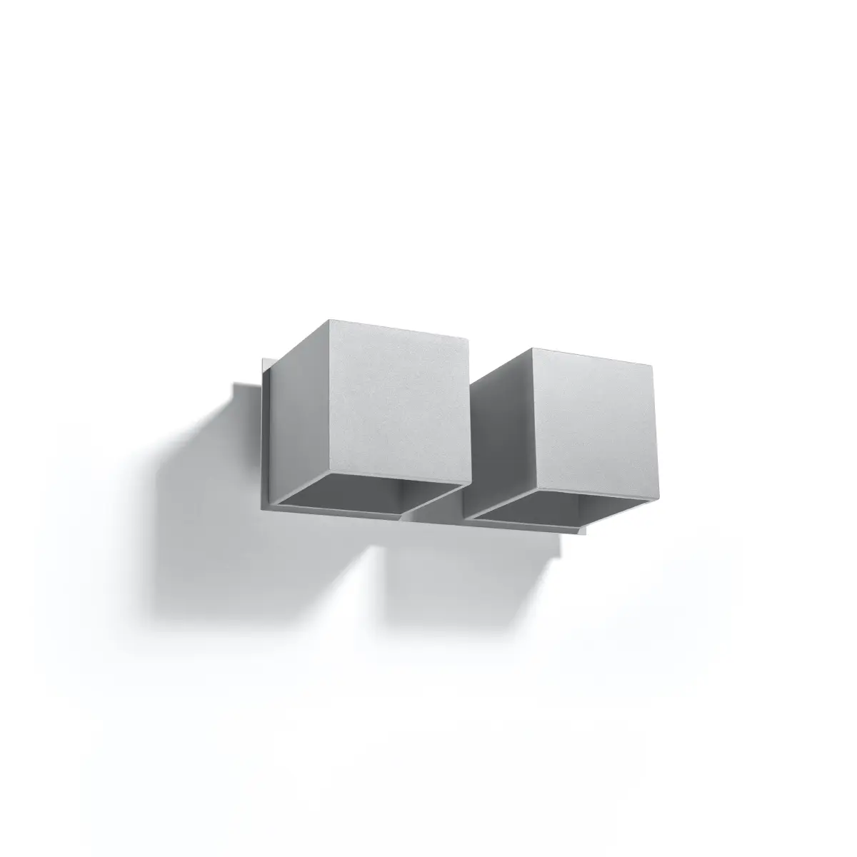 Kinkiet QUAD 2 szary SL.0658 - Sollux Lighting - obrazek 3