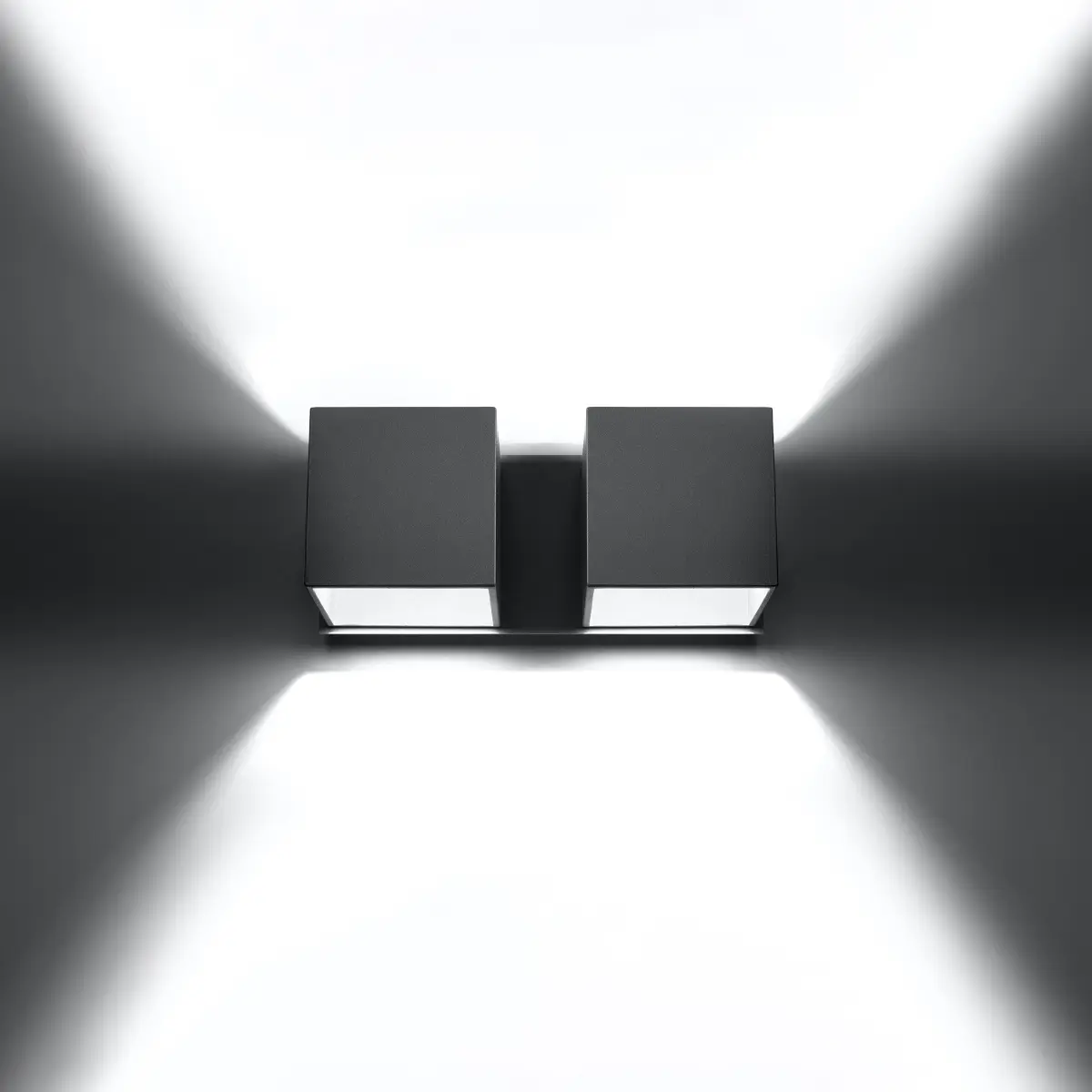 Kinkiet QUAD 2 szary SL.0658 - Sollux Lighting - obrazek 4