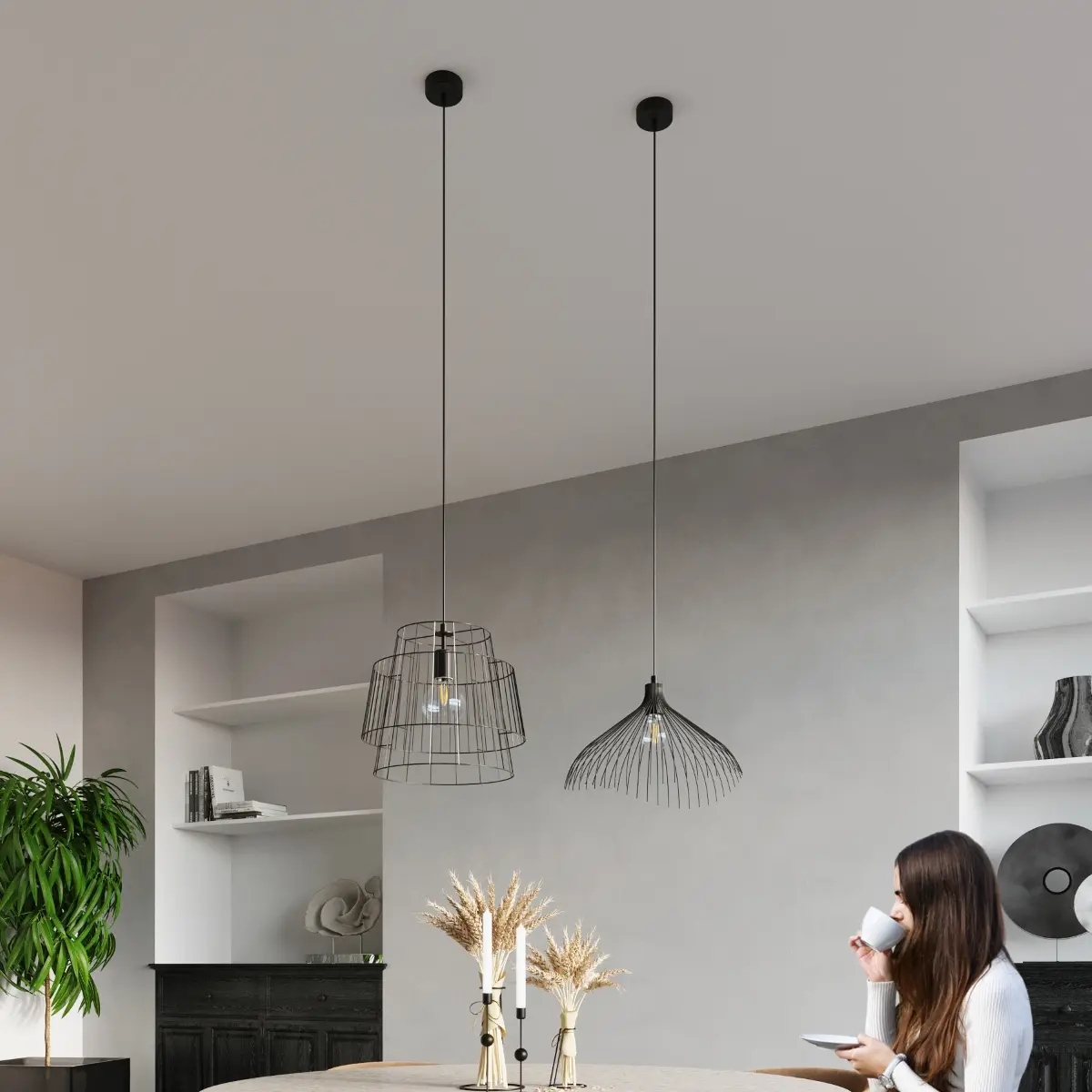 Lampa wisząca GATE czarny SL.0663 - Sollux Lighting - obrazek 8