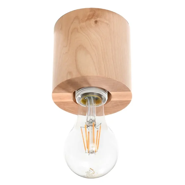 Plafon SALGADO naturalne drewno SL.0672 - Sollux Lighting