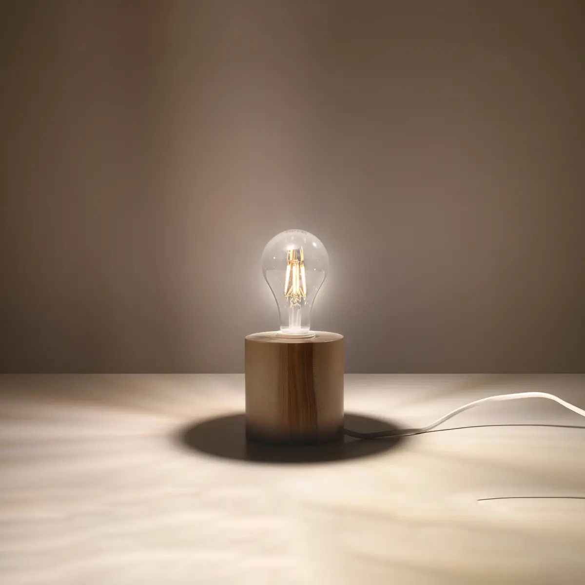 Lampa biurkowa SALGADO naturalne drewno SL.0674 - Sollux Lighting - obrazek 4
