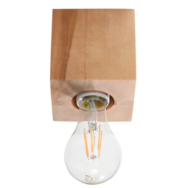Plafon ARIZ naturalne drewno SL.0675 - Sollux Lighting