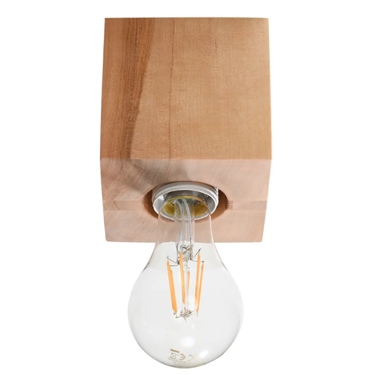 Plafon ARIZ naturalne drewno SL.0675 - Sollux Lighting