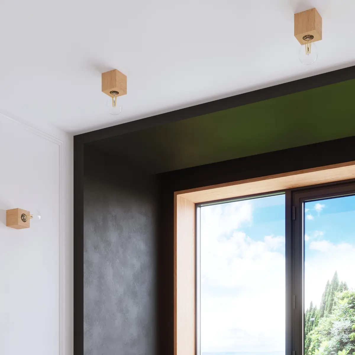 Plafon ARIZ naturalne drewno SL.0675 - Sollux Lighting - obrazek 9