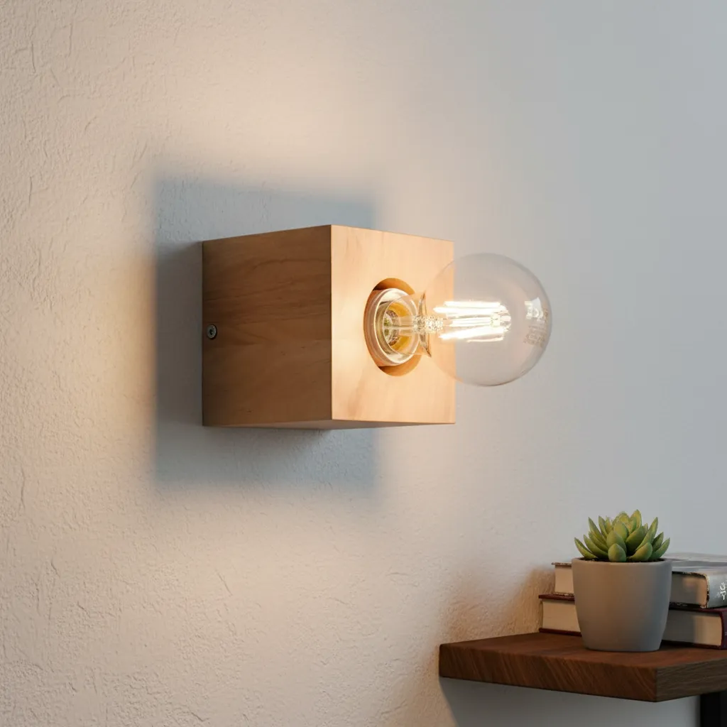 Kinkiet ARIZ naturalne drewno SL.0676 - Sollux Lighting - obrazek 2